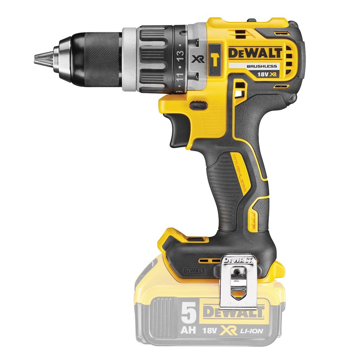 Dewalt DCK287D1P1 Set XR 18V - Visseuse à percussion + Perceuse + Sac + 2 Batteries LI-ION (1X2.0Ah+1X5.0Ah)