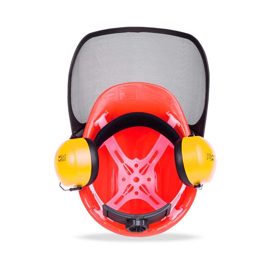 Bosbouwset met helm + gaasvizier + oorkappen STEELPRO Marca 2088KFN