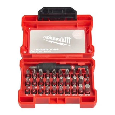 Coffret de 32 embouts Milwaukee SHOCKWAVE Impact Duty