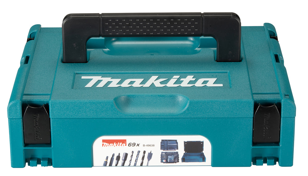 Makita B-49638 Mallette d'accessoires Makpac 69 pièces