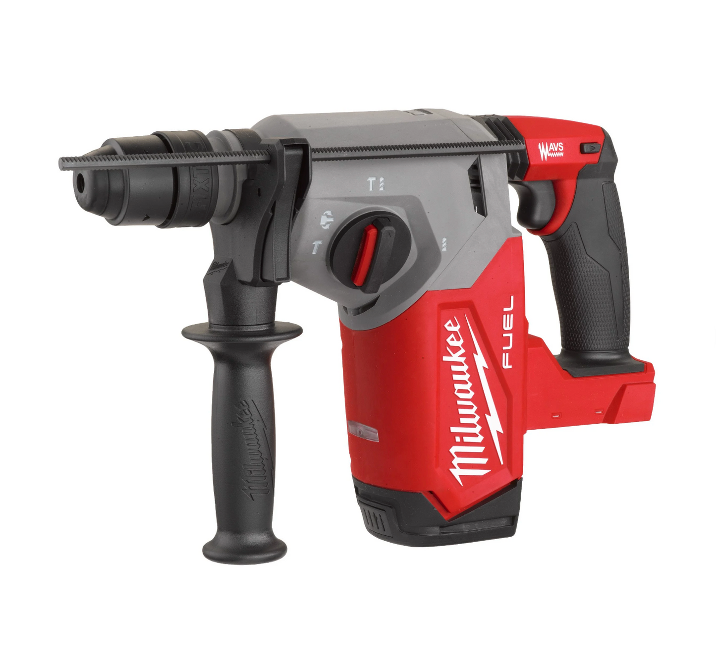 26mm SDS-Plus combihamer met Fixtec 2,5J + 2bat 5.5Ah + Lader + Draagtas Milwaukee M18 FHX-552X