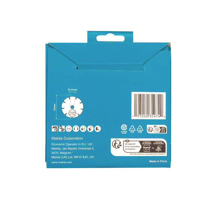 Disque diamant Diamak 125mm Makita D-80086