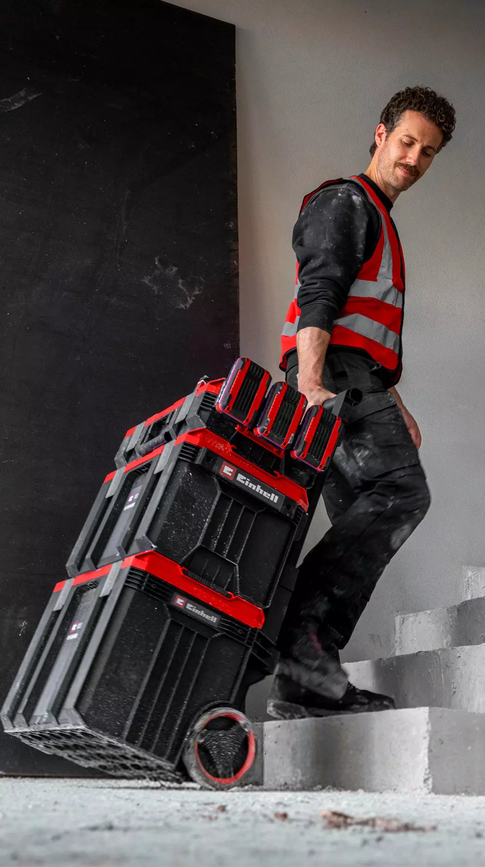 Maletín profundo con ruedas Einhell E-Case L
