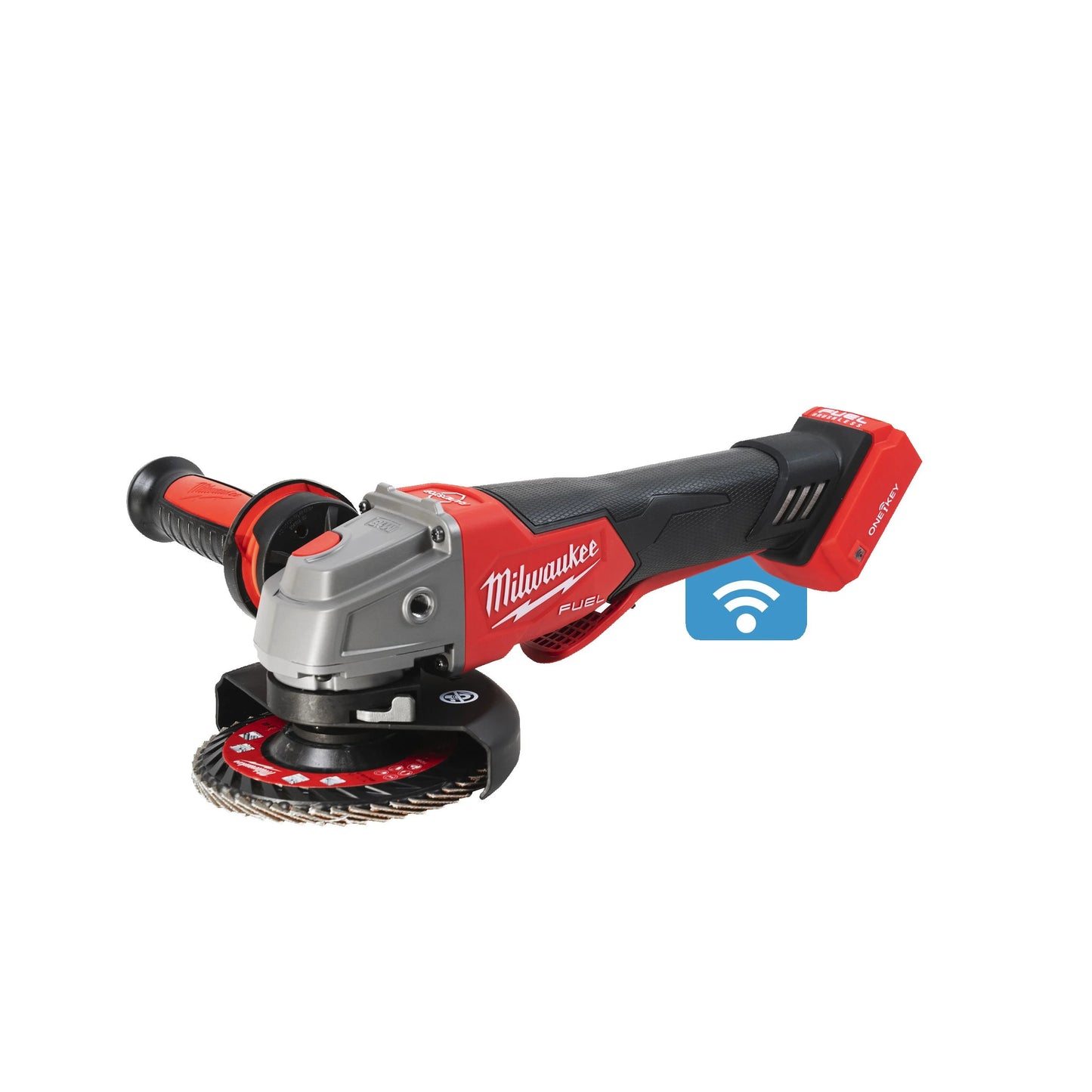 M18 125mm Fuel ONE-KEY haakse slijper met Milwaukee M18 koffer ONEFSAG125XPDB-0X