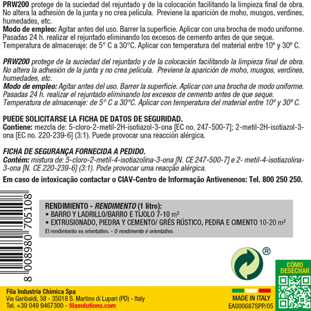 Fila Voorvoegbeschermingsfles 1L PRW200