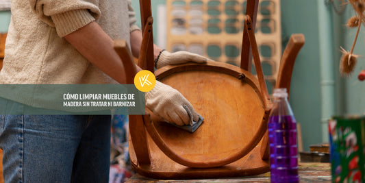 Cómo limpiar muebles de madera sucia sin tratar ni barnizar