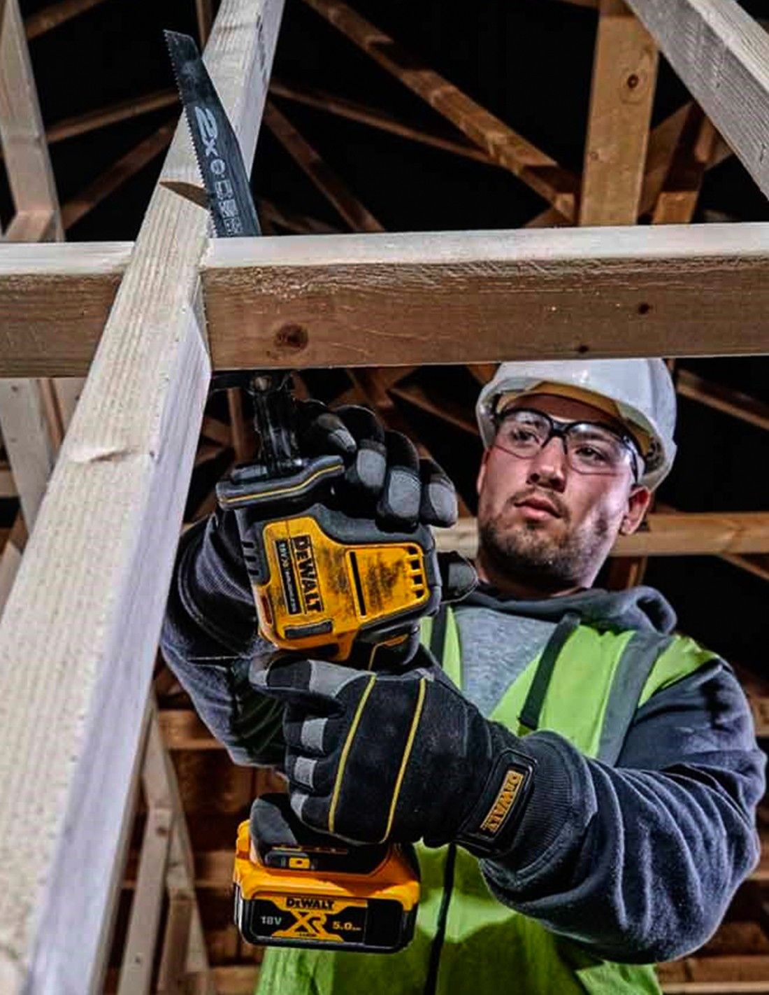 Dewalt Kit 11 gereedschap + 3bat 5Ah + DCB1104 Oplader + 4xTSTAK DCK114P3