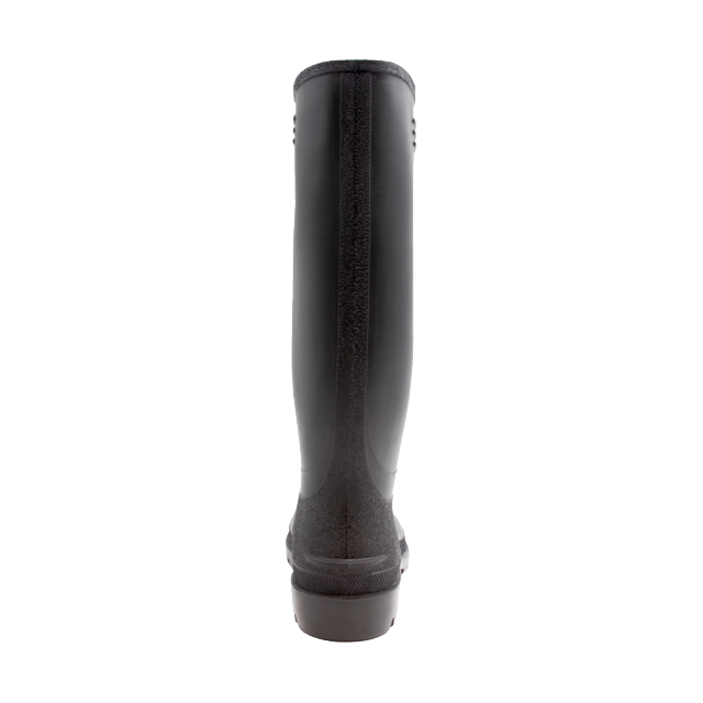 Dunlop 380PP zwarte PVC-regenlaarzen met hoge schacht