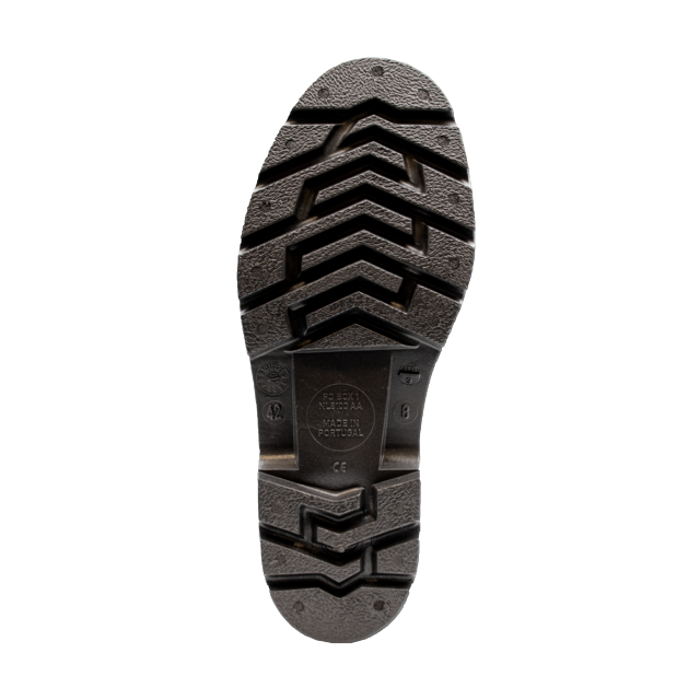 Dunlop 380PP zwarte PVC-regenlaarzen met hoge schacht