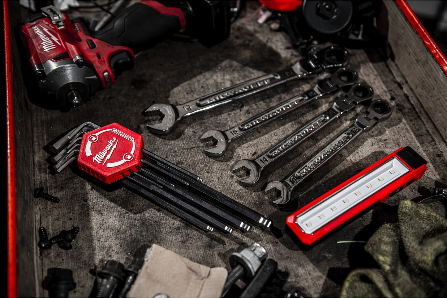 Milwaukee 9-piece ball-end Allen wrench set