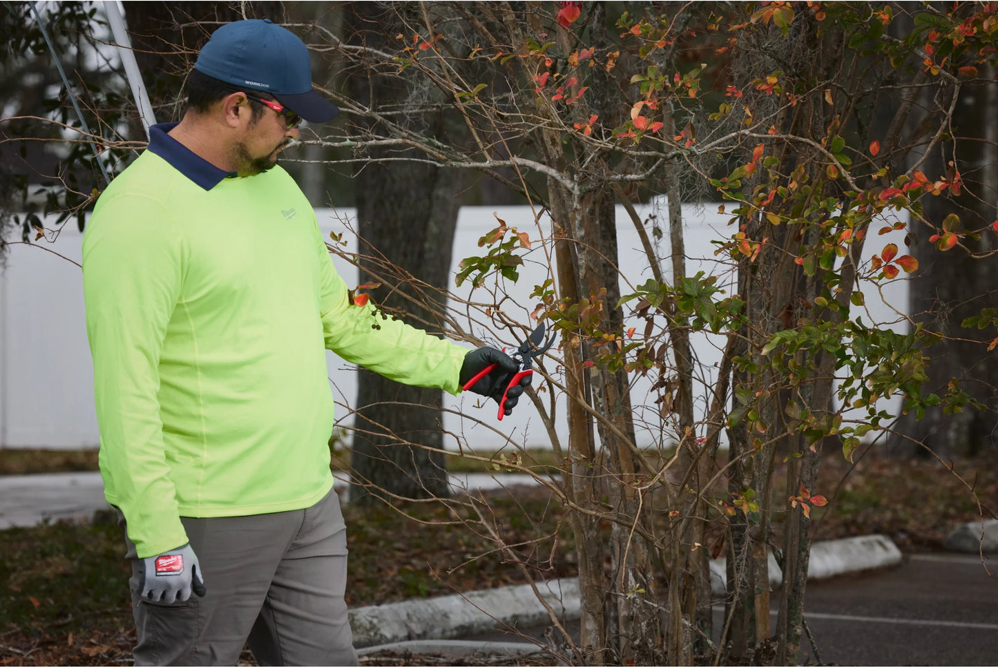 Tijera de poda de Bypass 25mm con funda Milwaukee