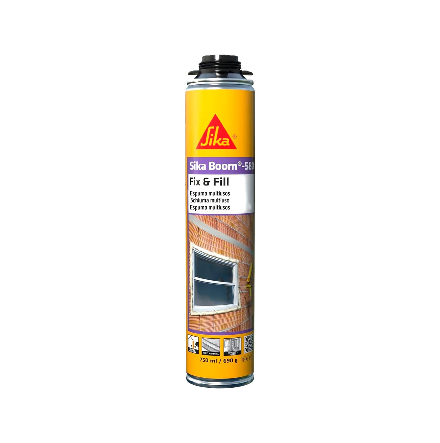 Sika Boom-580 zelfexpanderend polyurethaanschuim 750 ml