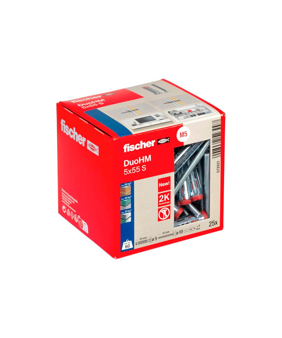 DuoHM S TX Fischer-pluggen, 25 stuks