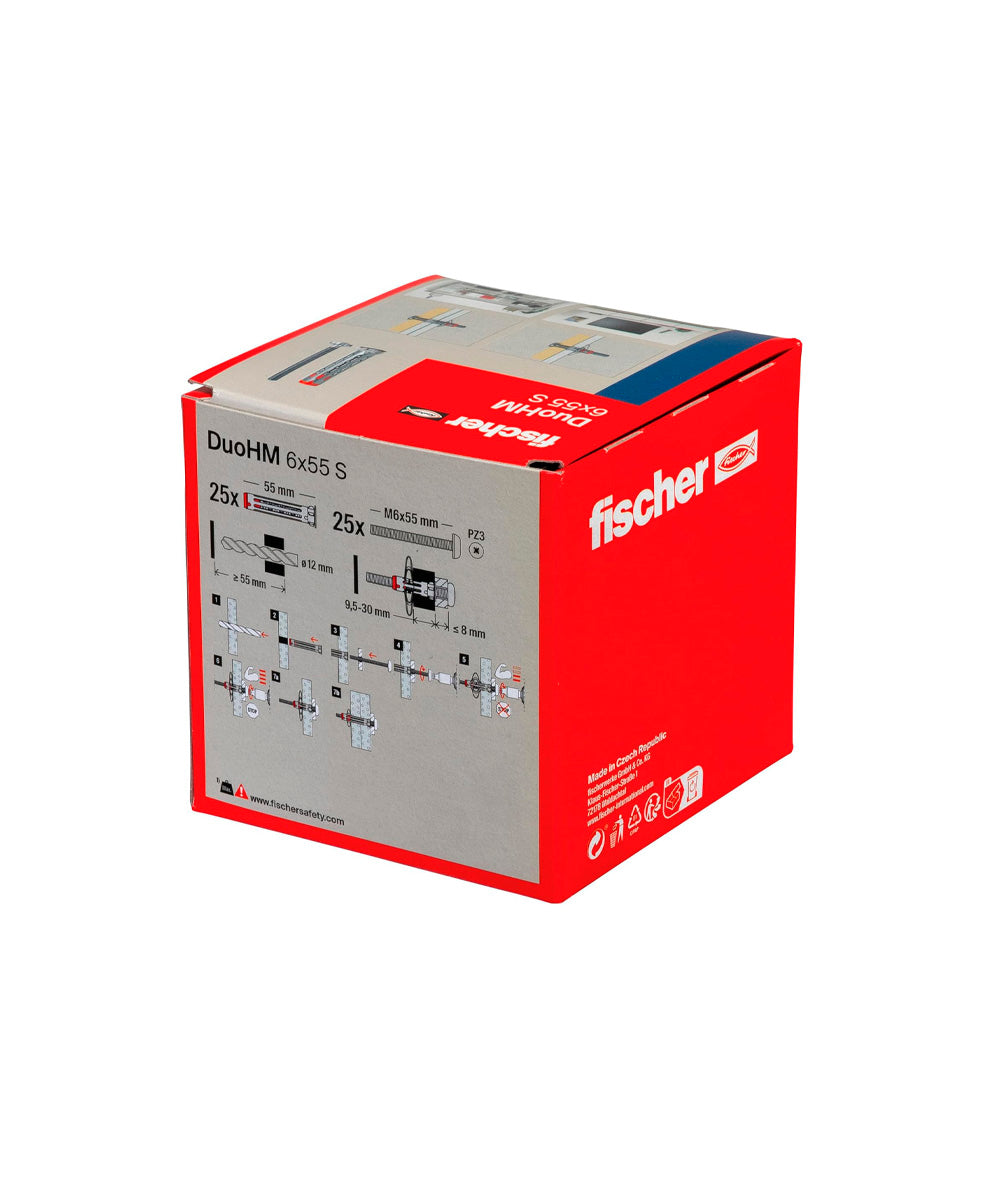 DuoHM S TX Fischer-pluggen, 25 stuks