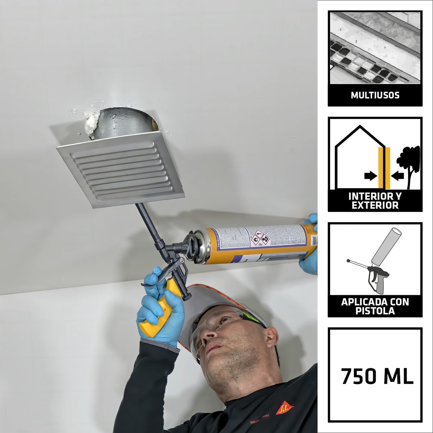 Sika Boom-580 zelfexpanderend polyurethaanschuim 750 ml