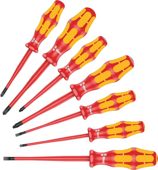 Jeu de tournevis Kraftform Plus série 100 160 iSS/7, 7 pièces, Wera 135961