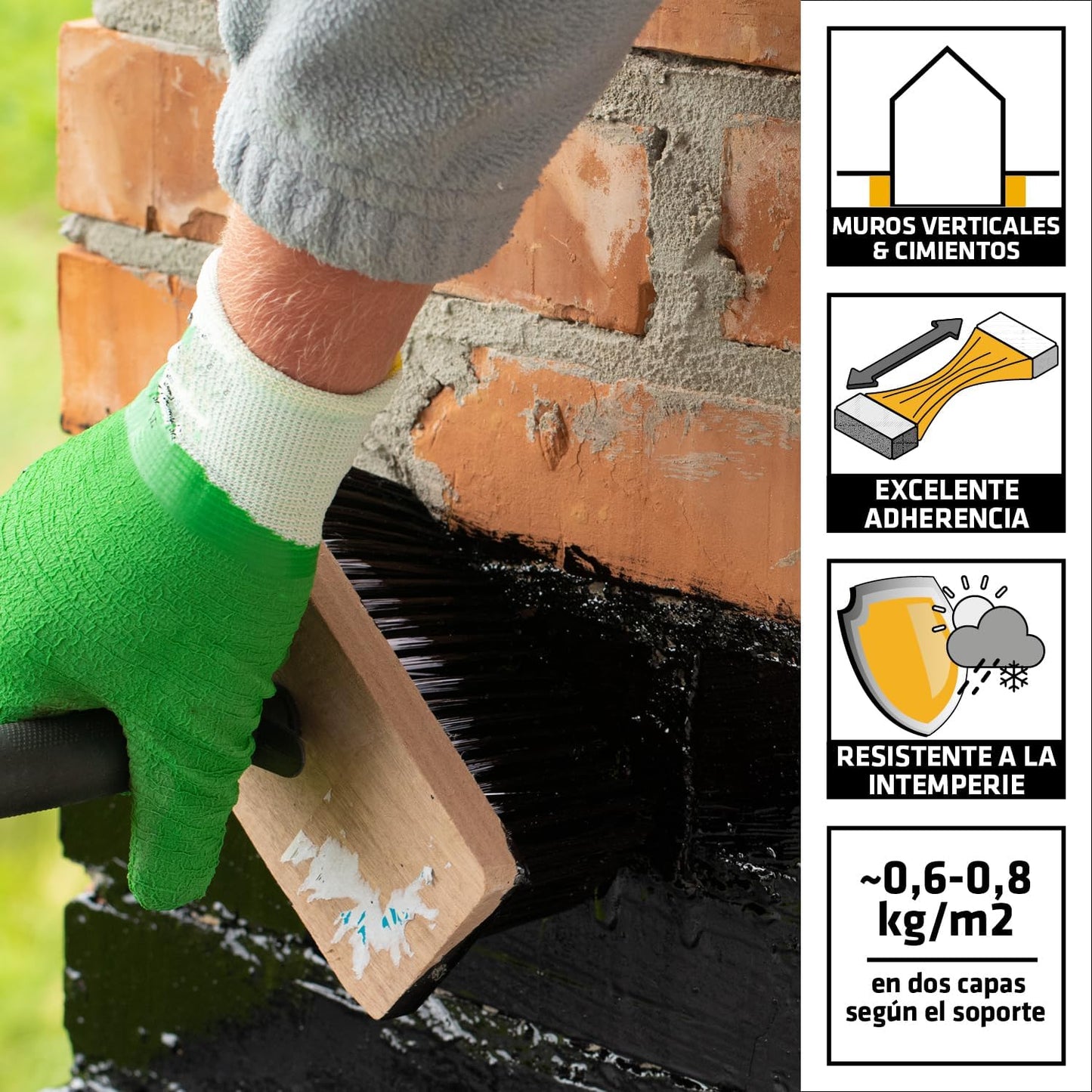 Bituminous emulsion for foundation priming Igol-A 5kg Sika