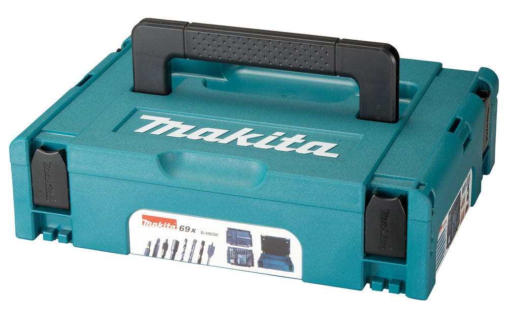 Makita B-49638 Mallette d'accessoires Makpac 69 pièces