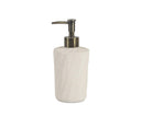 Dispensador de baño beige de cerámica Sand Ø8x18,5cm Andrea House