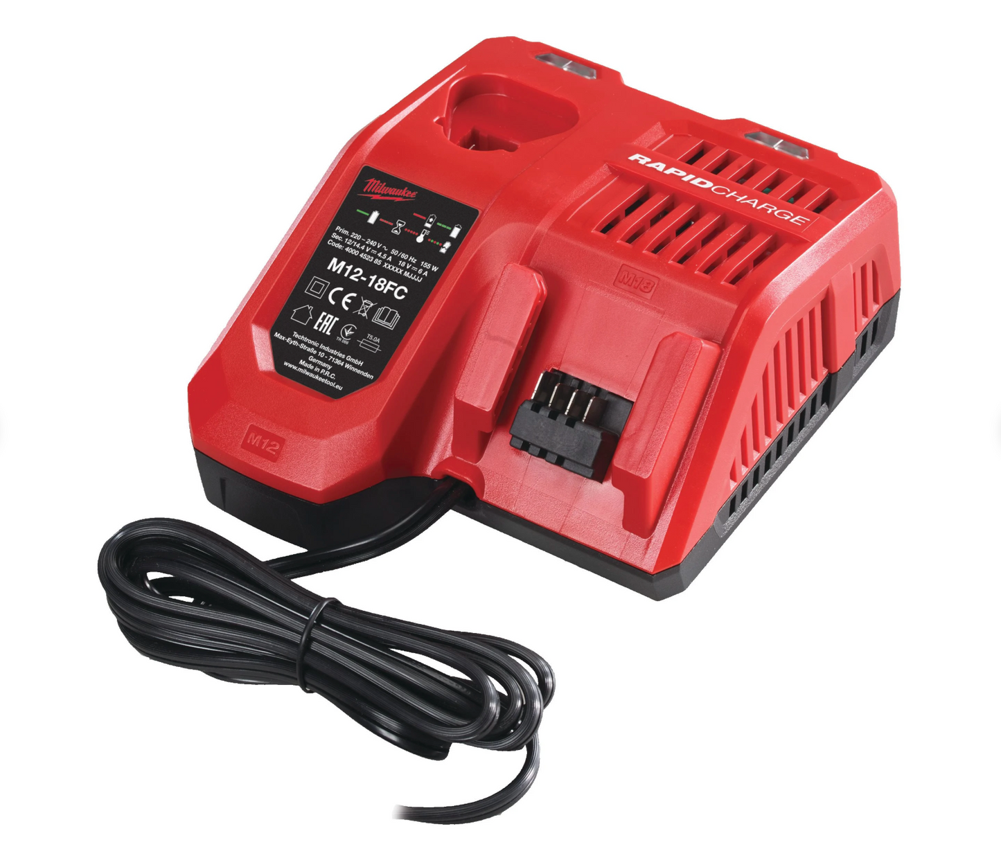 Powerpack M18 Boorhamer + Slagschroevendraaier + 2 accu's + Oplader + Koffer Milwaukee M18 FPP2A3-502X