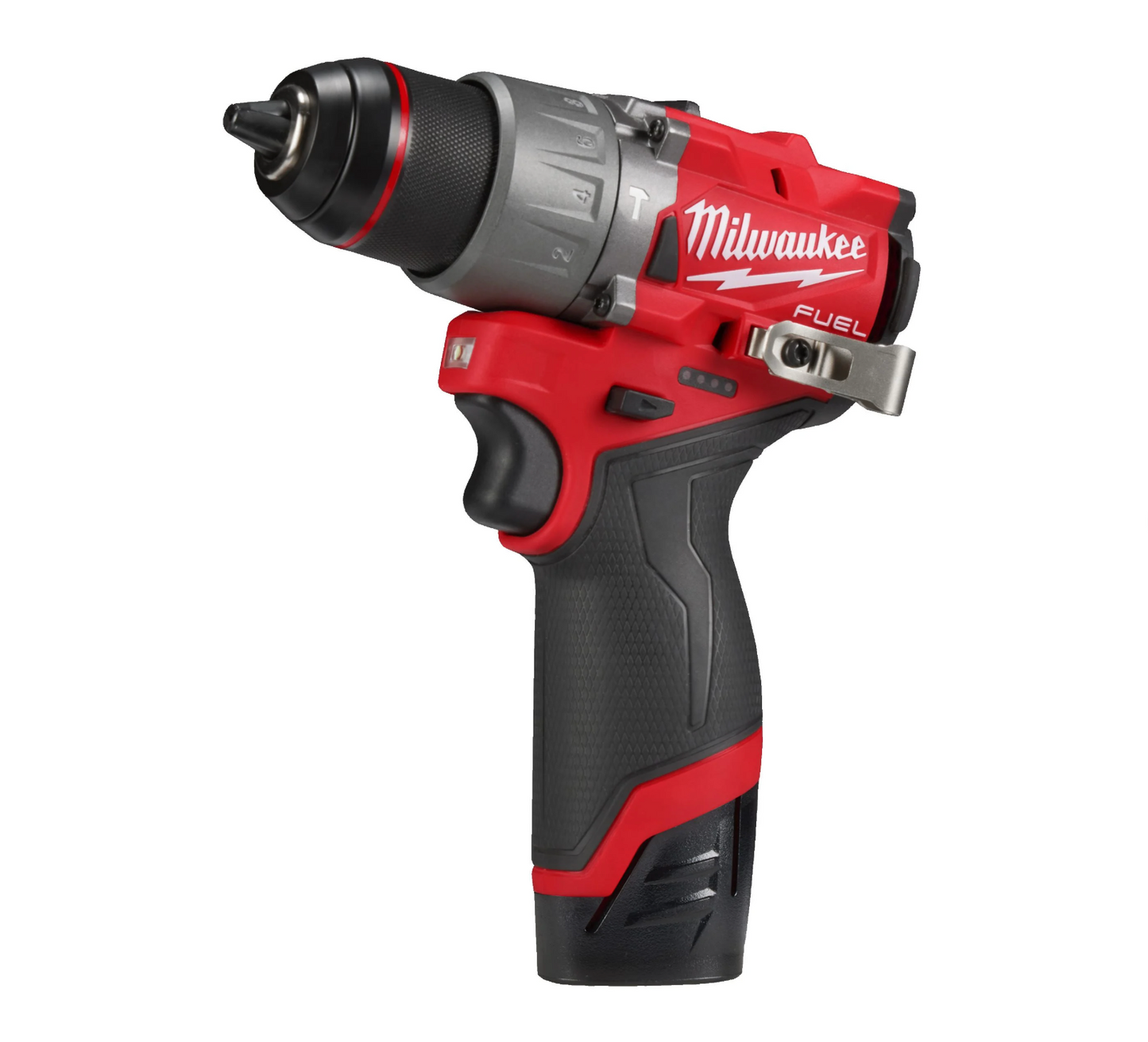Taladro percutor M12 Fuel + 2bat 2Ah + Cargador + Maletin Milwaukee M12 FPD2-202X
