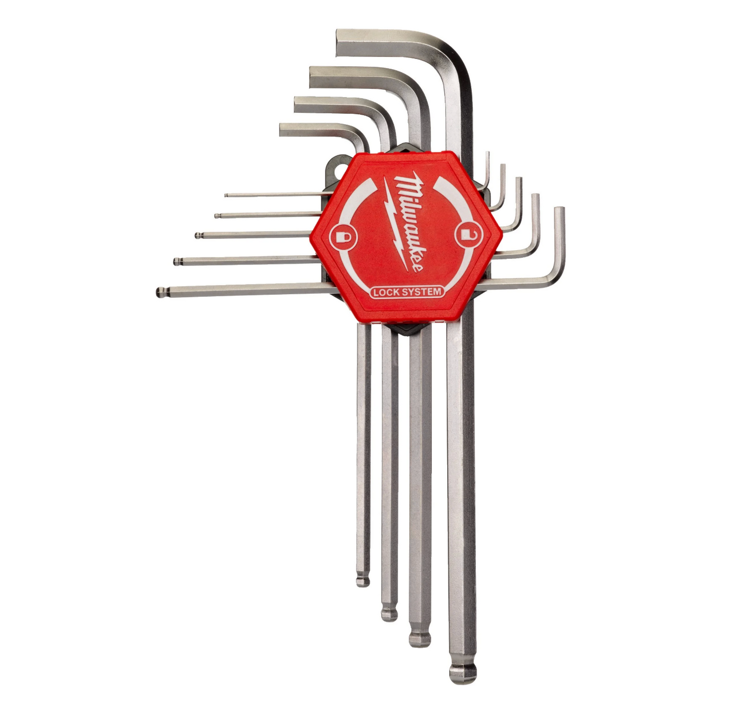 Milwaukee 9-piece ball-end Allen wrench set