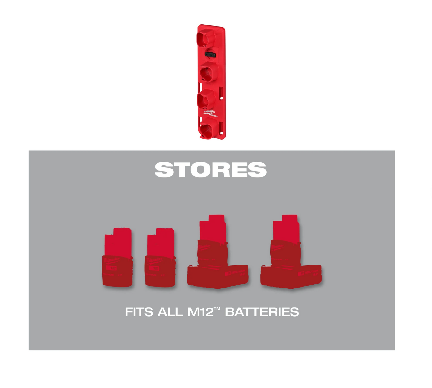 Milwaukee PACKOUT M12 accuhouder