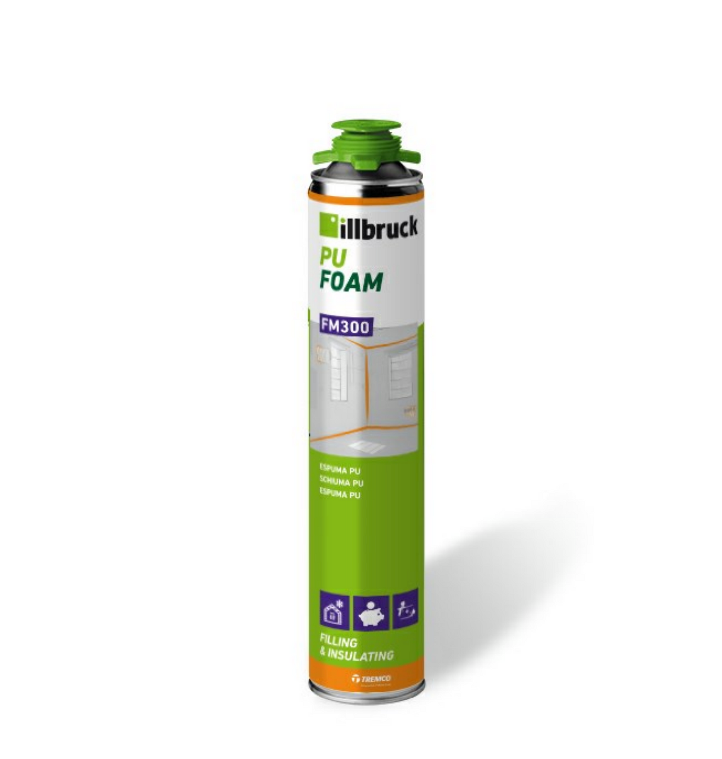 Bombe de mousse polyuréthane PU Foam PRO FM300 750ml Illbruck