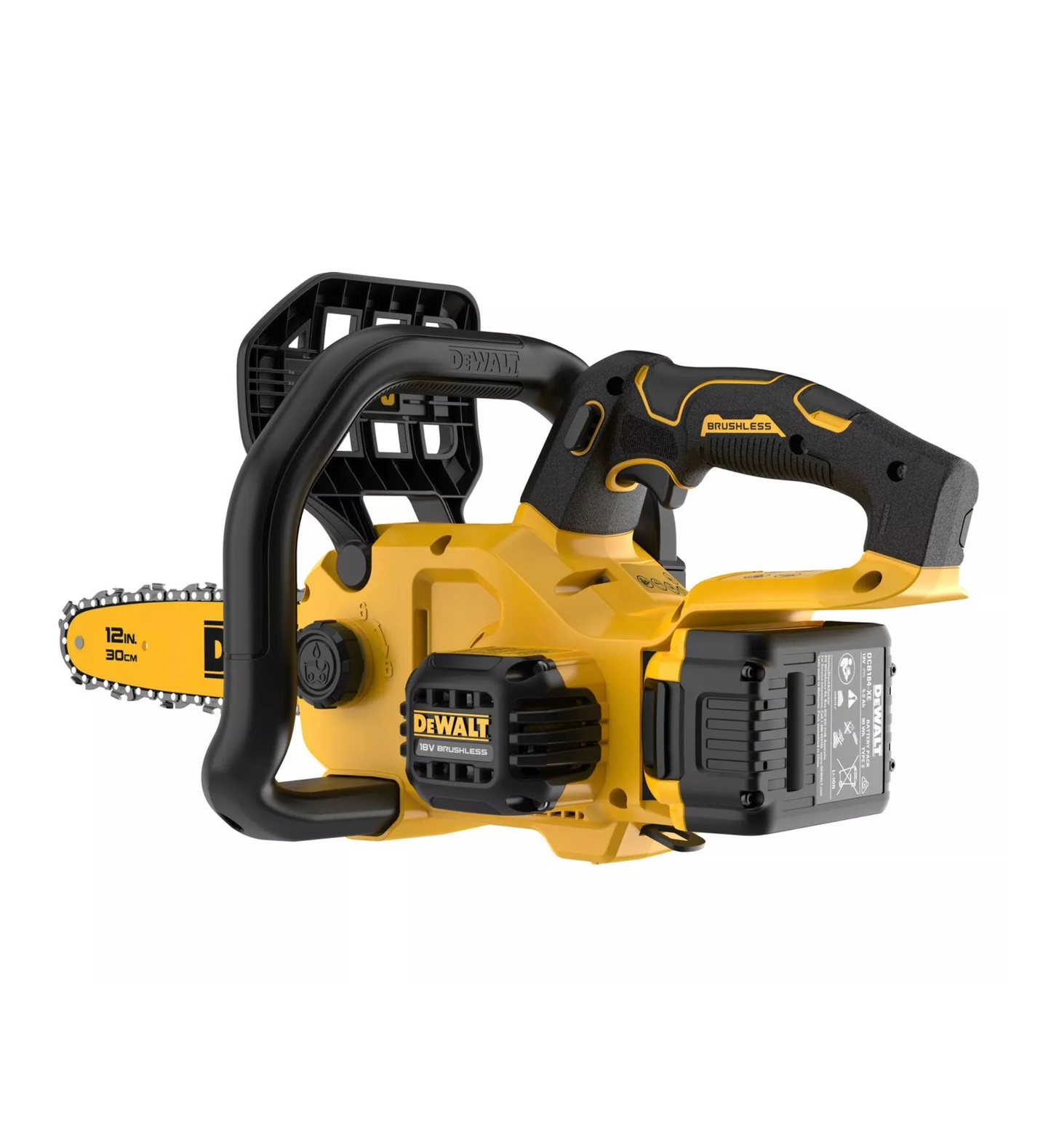Dewalt XR 18V ​​30cm compacte kettingzaag met accu en lader DCMCS565P1