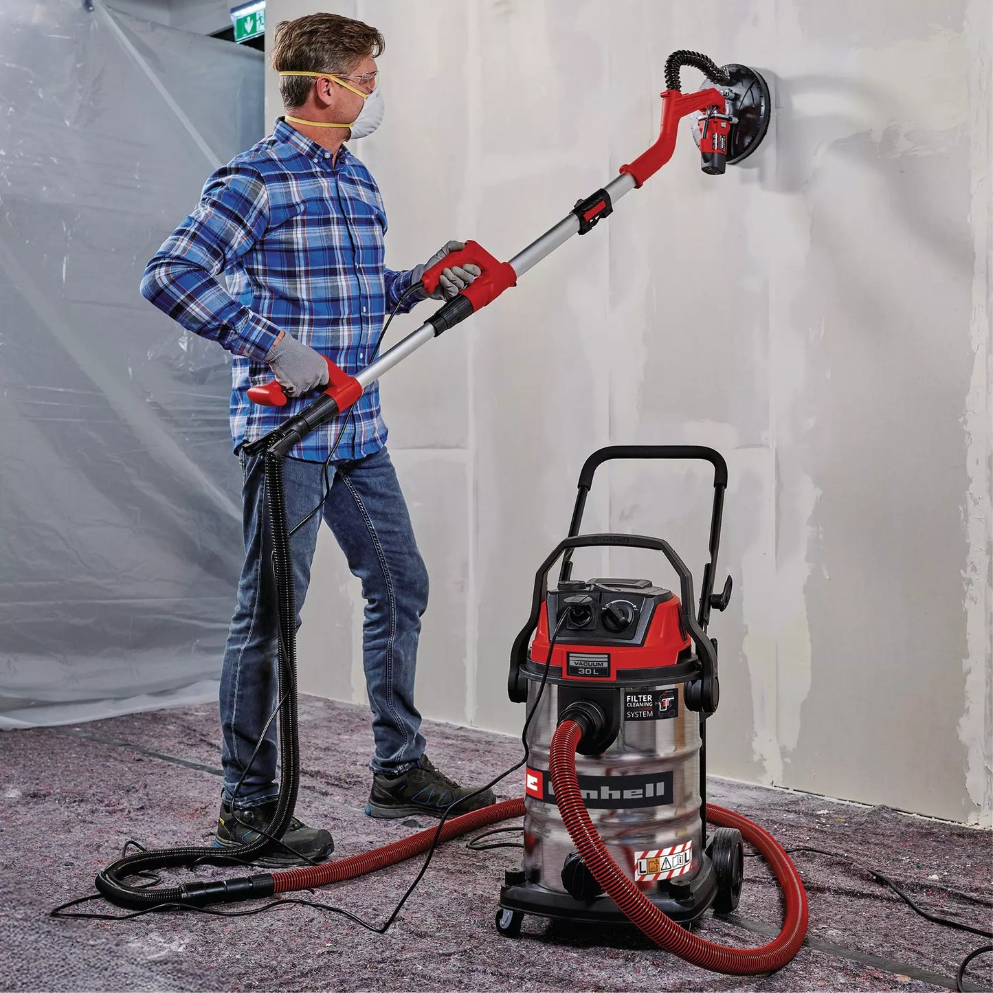 Einhell TE-VC 3080 SACL Nass- und Trockensauger, 30 l, 1150 W