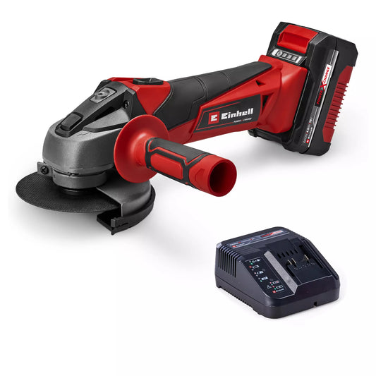 Einhell TC-AG 18/115 Li 115mm 18V Angle Grinder with Battery and Charger
