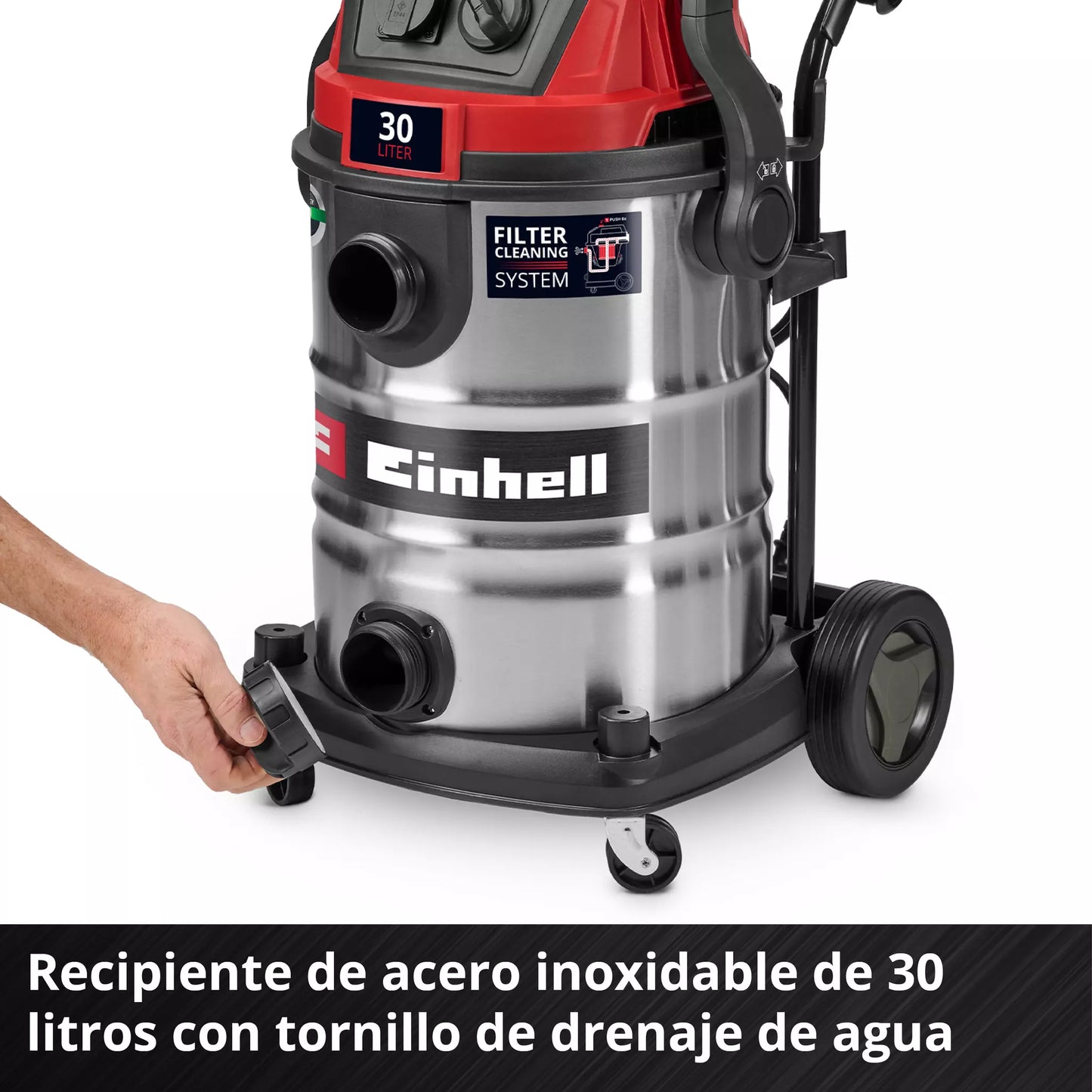 Einhell TE-VC 3080 SACL Nass- und Trockensauger, 30 l, 1150 W