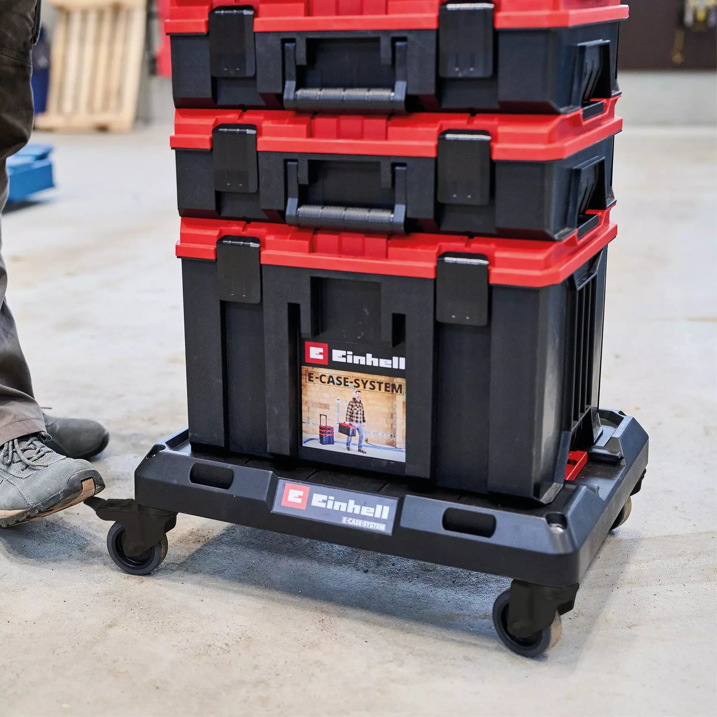Chariot pour mallettes Einhell E-Case