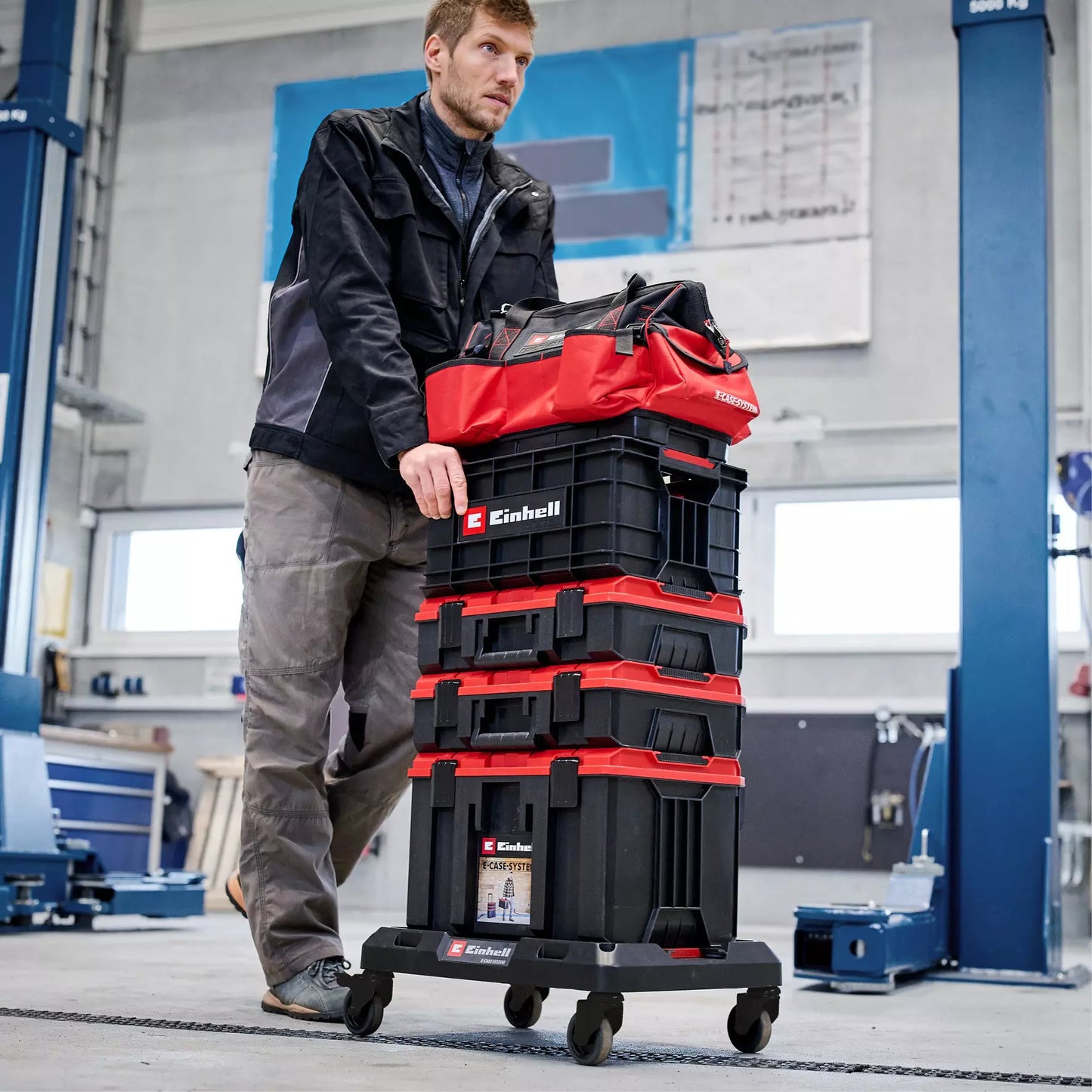 Chariot pour mallettes Einhell E-Case