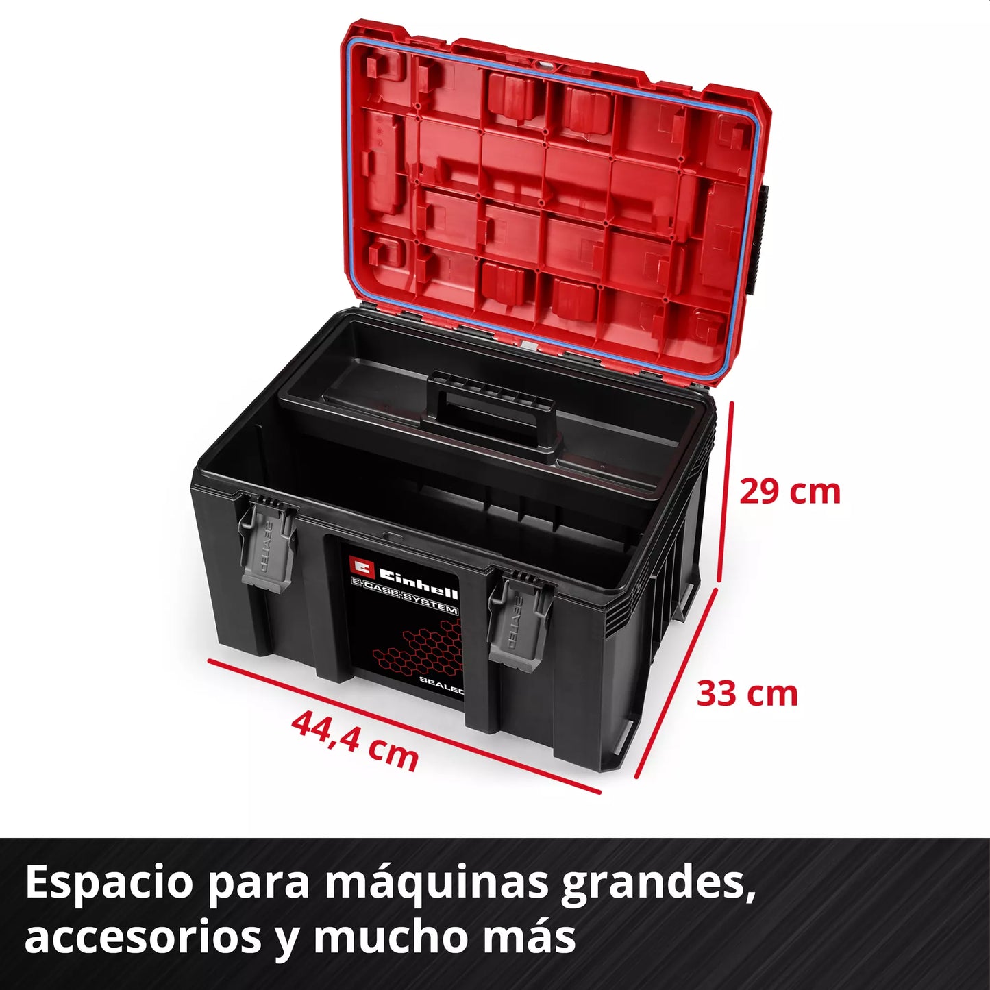 Einhell E-Case M verzegelde diepe aktetas