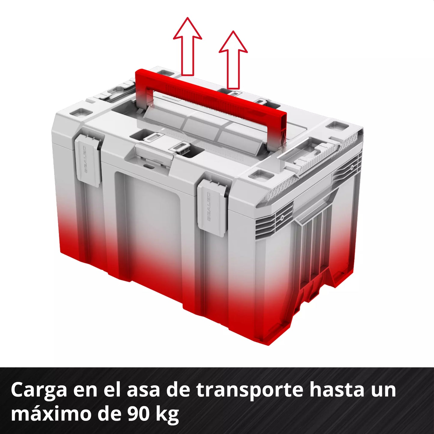 Einhell E-Case M verzegelde diepe aktetas