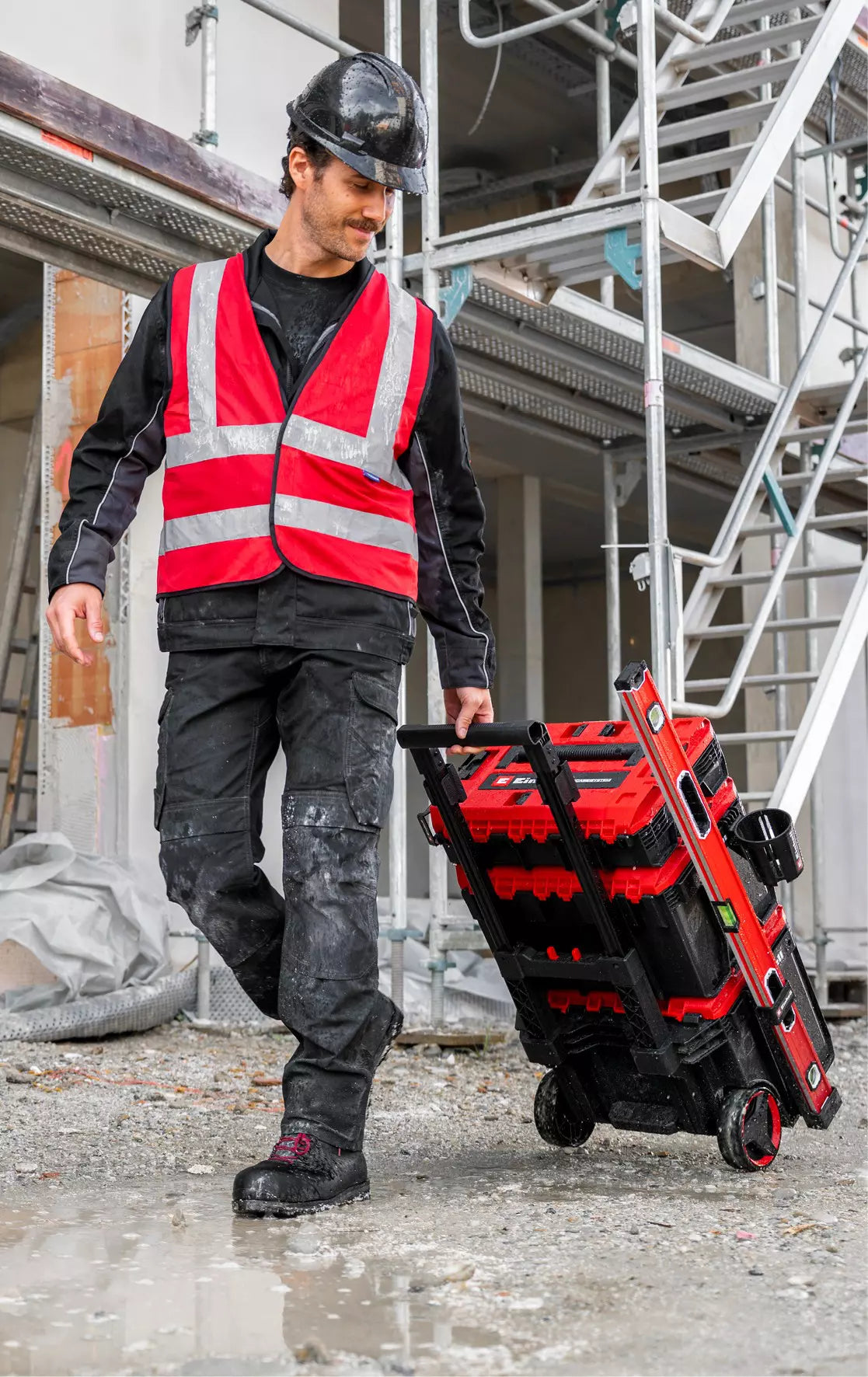 Support pour niveaux à bulle pour système Einhell E-Case