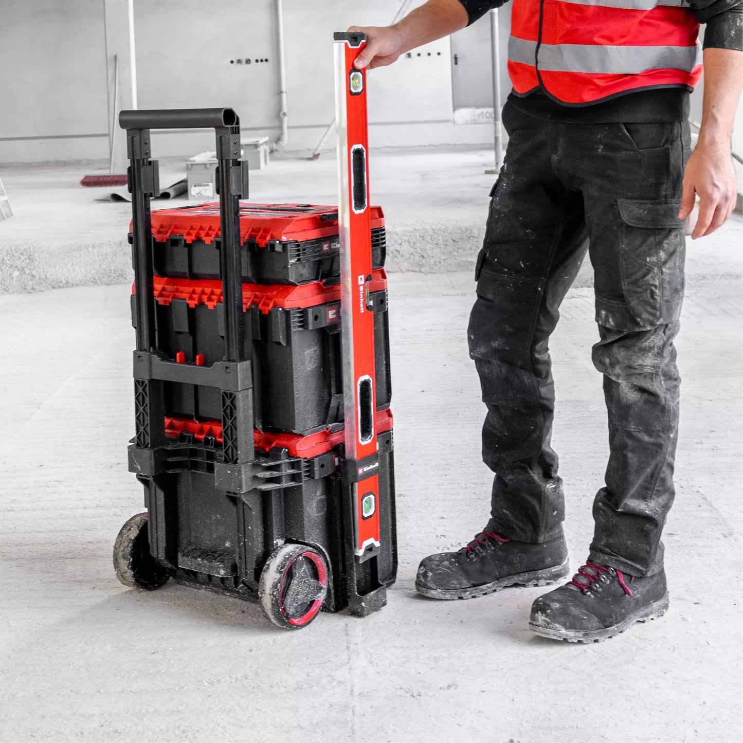 Support pour niveaux à bulle pour système Einhell E-Case