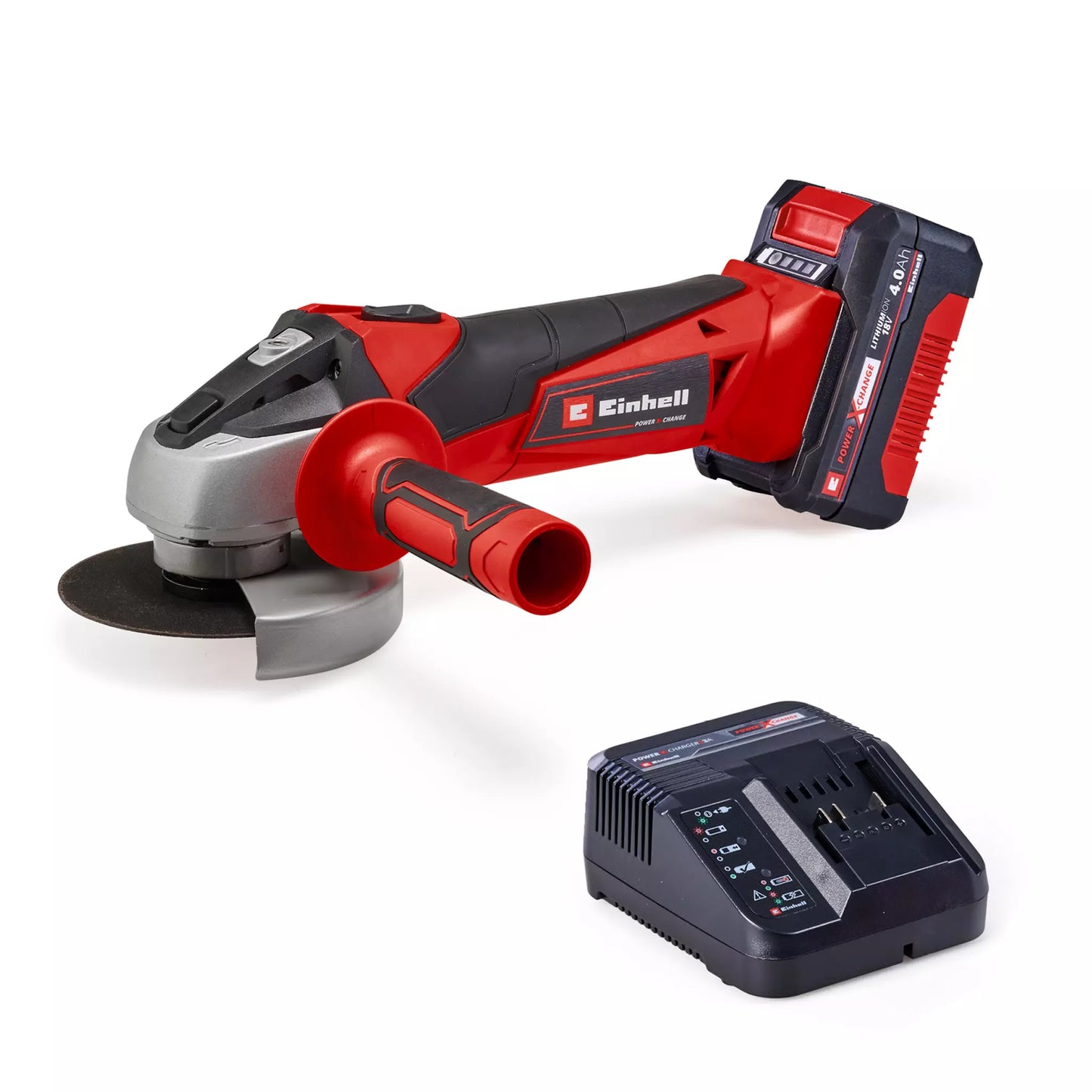 Einhell TC-AG 18/115 Li 115mm 18V haakse slijper met accu en lader
