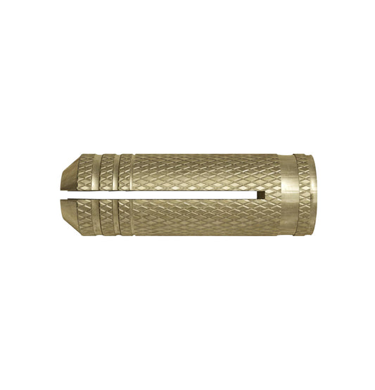 Doos met 100 stuks messing bevestigingspluggen MS 6x22 voor metrische Fischer-schroeven