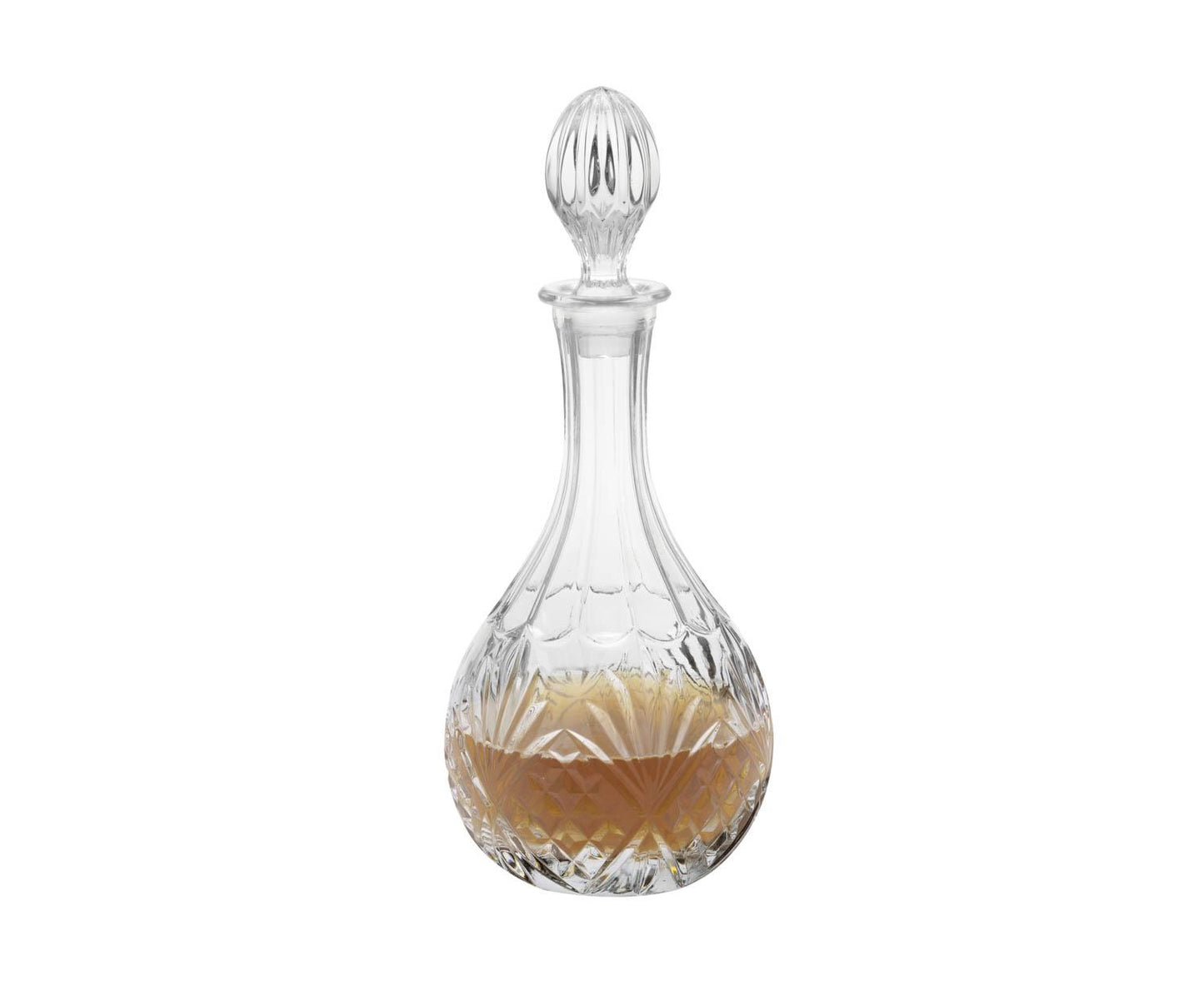 Vintage glazen likeurfles 850 ml Andrea House