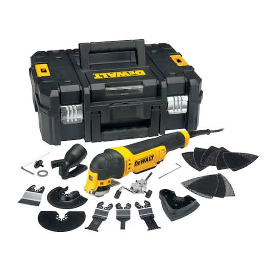 Outil multifonction oscillant Dewalt 300 W + 37 accessoires DWE315KT-QS