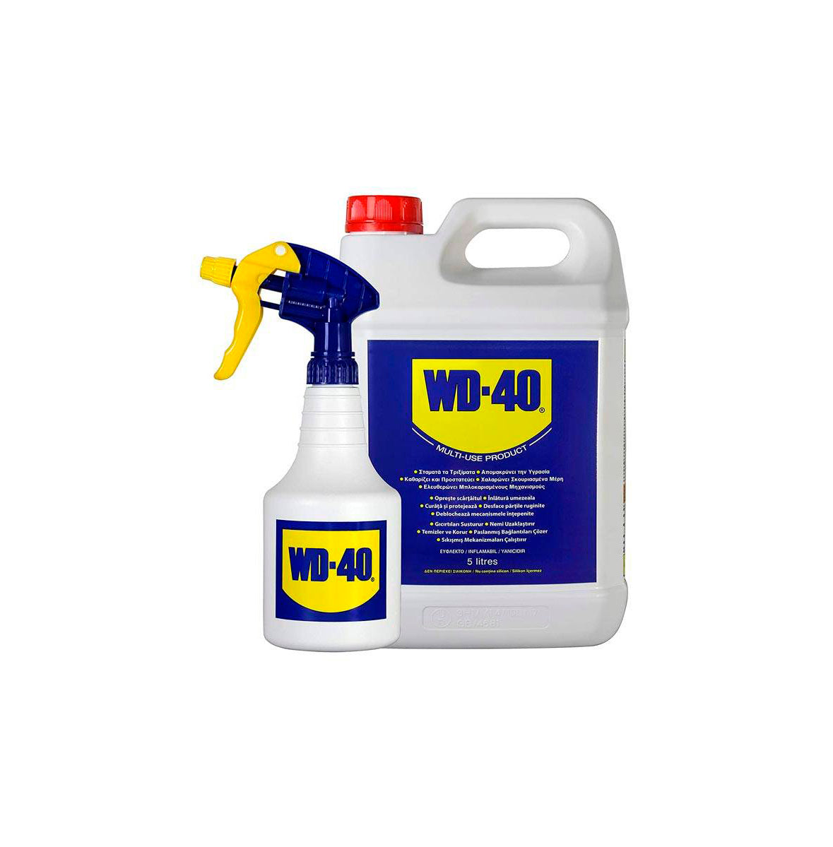 Huile multi-usages bidon de 5 L+ pulvérisateur WD-40