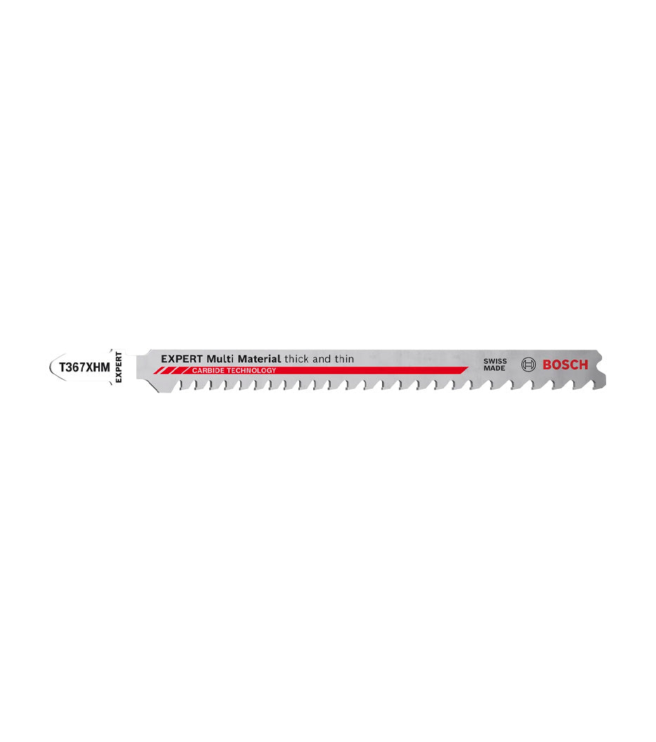 Expert Multi-Material-decoupeerzaagblad 132 mm T 367 XHM, 3 stuks, Bosch